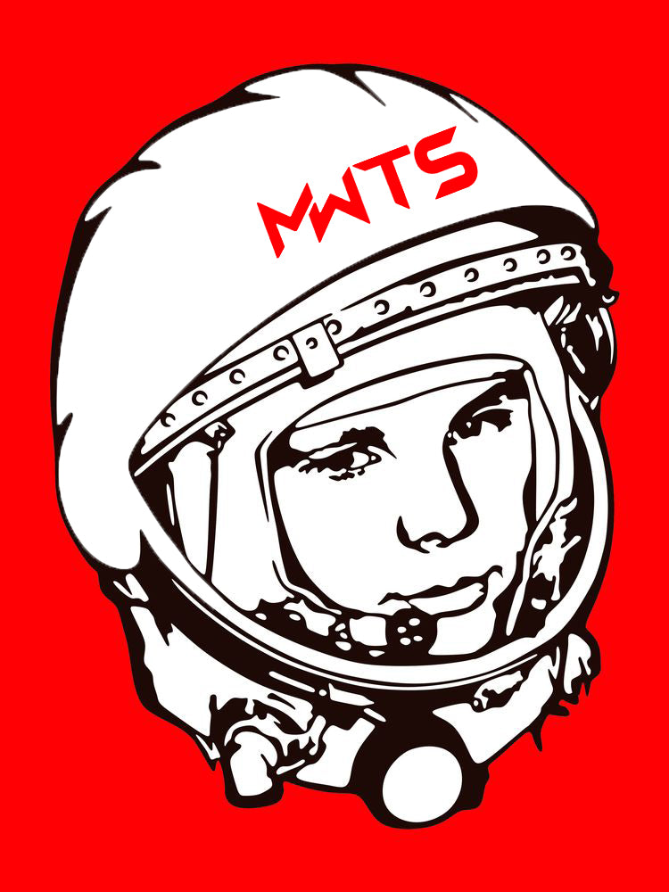 Kosmonaut Slap Sticker